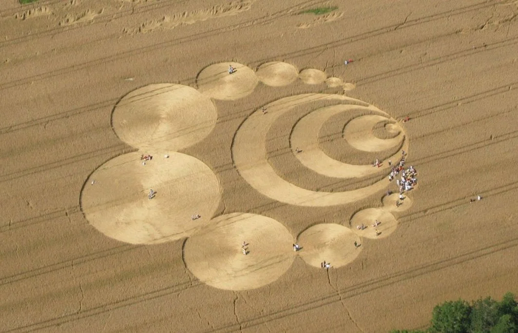 círculos nas plantações (crop circles)